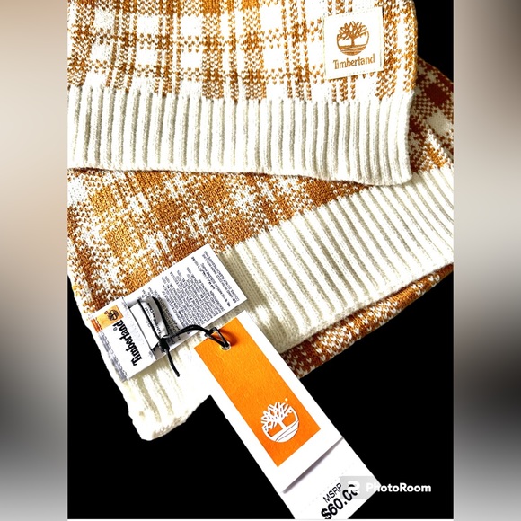 Timberland NWT Unisex Winter soft plaid scarf - Picture 10 of 12